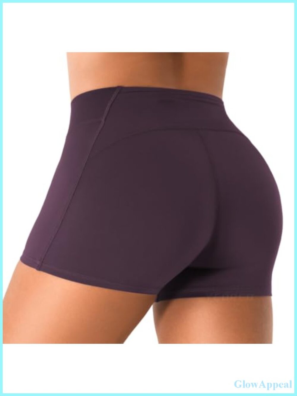Low Rise Biker Shorts with Pocket High Stretch Nylon Yoga Gym